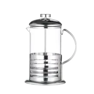 Stainless Steel Coffee Maker Glass Coffee Plunger French Press