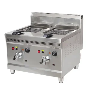 Stainless Steel Commercial Broast Machine in Saudi Arabia Table Top Gas Deep Fryer