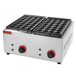 Stainless Steel Commercial Electric Takoyaki Maker 2 Plate ZH 2W