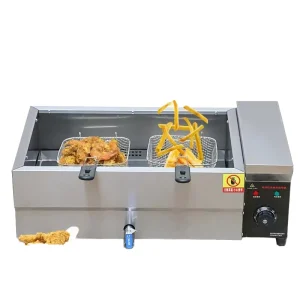 Stainless Steel Commercial Fryer Electrical Deep Fryer for Food High Productivity Chicken Fries Fryer 25L Big