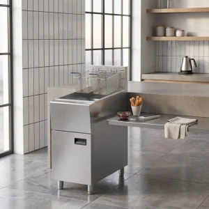 Stainless Steel Commercial Gas Deep Fryer Floor Type Standing Deep Fat Fryer for Restaurant Fast Food Business