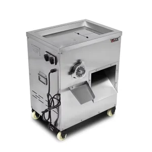Stainless Steel Commercial Machine for Beef Pork Lamb & Chicken Dual 1800W Pure Copper Motor High Output Grinder Slicer