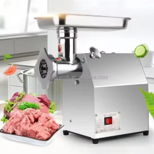 Stainless Steel Commercial Meat Grinder Slicer 2 Grinding Plates New Home Kitchen Meat Mincer Machine