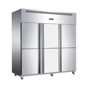 Stainless Steel Commercial Reach in Upright Freezer Single Temperature Large Capacity CE ETL Certified 12 Month Warranty