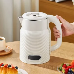 Stainless Steel Cordless Electric Kettle Automatic Shut Off Fast Boiling 1.8L Capacity 360 Household Hotel