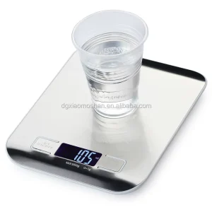 Stainless Steel Digital Food Scale Digital Weighing Scale Kitchen Electronic Stainless Steel Food Weight Scale