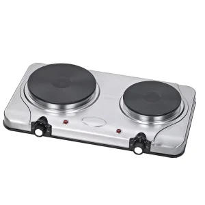 Stainless Steel Double Cast Iron Portable Electric Cooking Hot Plate