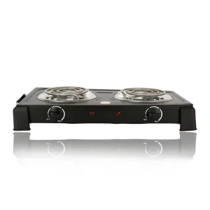 Stainless Steel Double Hot Plate Stove Countertop Spiral Electric Hot Plate Cooking Element