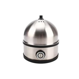Stainless Steel Egg Cooker Compact Egg Boiler Kitchen Steamer Eggs Household Breakfast Maker Multi function Automatic Shut off