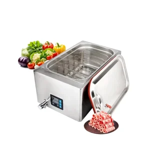 Stainless Steel Electric 1200W Slow Cookers and Sous Vide With Digital Control Panel Water Bath Immersion Calculator With Rack