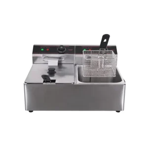 Stainless Steel Electric 6+6L Double Tank Deep Fryer for French Fries Chicken Potato