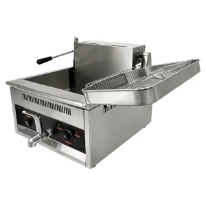 Stainless Steel Electric Chicken Deep Fryer 17L+17L Commercial French Fries Potato Chips 220V Restaurant
