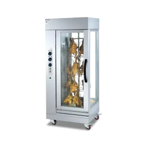 Stainless Steel Electric Chicken Rotisserie Oven Rotating Barbecue Grill 7300W 220V Restaurant Equipment