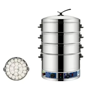 Stainless Steel Electric Food Steamer for Commercial Kitchen for Restaurant Industry
