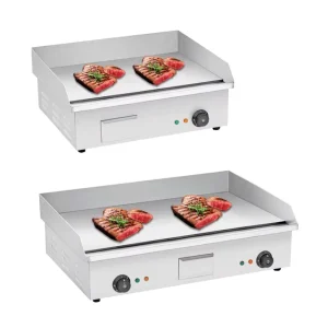 Stainless Steel Electric Griddle Grill Flat Plate Restaurant Electric Grills Electric Griddles