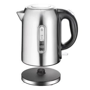 Stainless Steel Electric Kettle 1.7 Liter Tea Kettle 1500W Fast Boil with LED Light