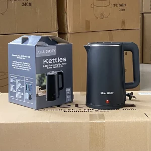 Stainless Steel Electric Kettle EU Plug Fast Boiling Automatic Power Off
