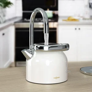 Stainless Steel Electric Kettle for Boiling Water in Kitchen Appliances with Dry Boil Protection