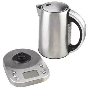 Stainless Steel Electric Kettle with Boil-Dry Protection Automatic Shut-Off for Household Use