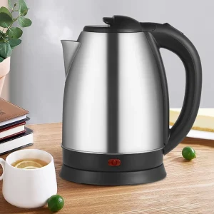 Stainless Steel Electric Kettle with Temperature Control for Household Kitchen Home Office or RV Use