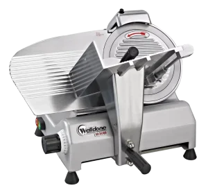 Stainless Steel Electric Meat Slicer Semi Automatic Commercial Meat Slicer Matching Meat Grinders Complete Butcher Equipment