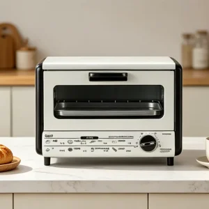 Stainless Steel Electric Oven Air Fryer with Overheat Protection Digital Timer Control Household Use