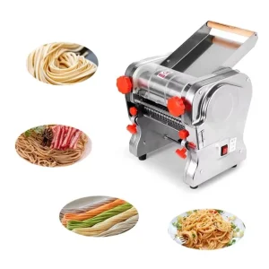 Stainless Steel Electric Pasta Noodle Maker Home Use Spaghetti Roller Motor Family friendly Pressing Machine for Pasta Dough
