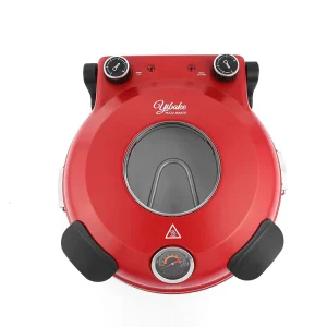Stainless Steel Electric Pizza Oven with 12inch Removable Baking Pan