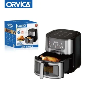 Stainless Steel Electric Smart Air Fryer Oven 4.5L Capacity Baking Roast Multifunctional Household Model ORM 8851