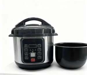 Stainless Steel Electric Steamer 900W 8 Preset Menu Digital Smart Pressure Cooker Rice Cooker