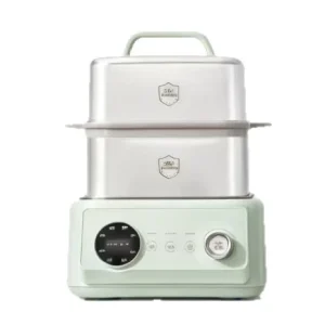 Stainless Steel Electric Three Layer 1200W Steamer for Corn Vegetables Food
