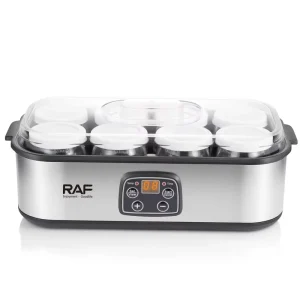 Stainless Steel Electric Yogurt Maker with Temperature Control for Household Use