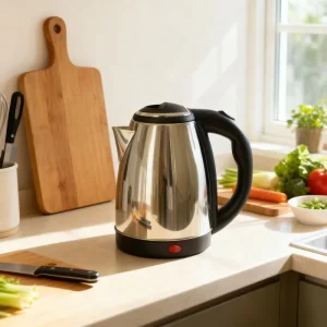Stainless Steel Fast Boiling 1.8L Cordless Electric Kettle with Keep Warm Function