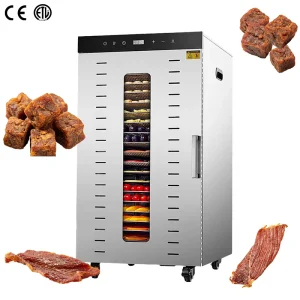 Stainless Steel Food Dehydrator for Fruits Vegetables & Meat Hot Air Drying Machine (29KG)