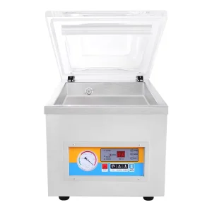 Stainless Steel Food Vacuum Sealer for Meat Vegetable Chicken Fish Fresh Keeping Vacuum Packing Machine