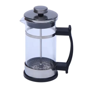 Stainless Steel French Press Coffee Pot with Glass
