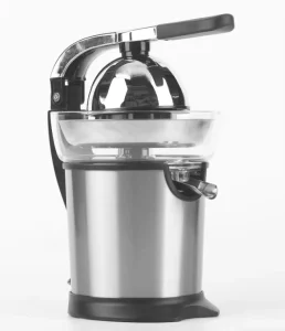 Stainless Steel Fruit Juicer Electric Automatic Citrus Juicer 200W Power Source Slow Juicer for Household Use