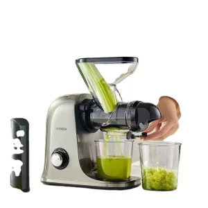 Stainless Steel Fully Automatic Multifunctional Large Caliber Juicer Vegetable Pulp Separator 201W 500W Power 20001 22000 RPM