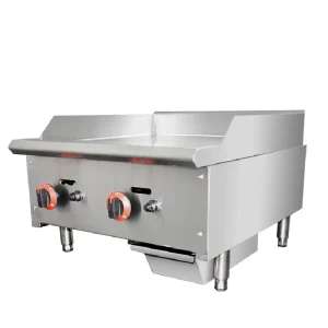 Stainless Steel Gas Griddle Low Smoke and Food Grade Material Kitchen Equipment for Restaurants and Hotels