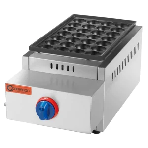 Stainless Steel Gas Takoyaki Maker (1 Plate) Campbon Kitchen Equipment ZH 1G