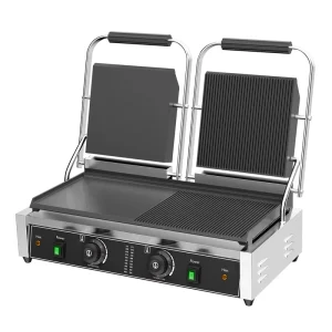 Stainless Steel Grill Door Design Multi Cooker Double Sided Contact Grill