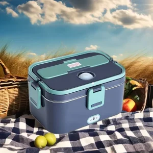 Stainless Steel Heatable Leak Proof 1.5L BPA Free Kid Electric Lunch Box with Rechargeable Design
