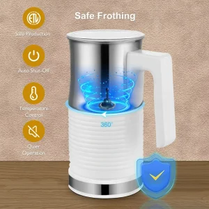 Stainless Steel Home Kitchen Electric Milk Frother Foam Maker for Home and Hotel Use