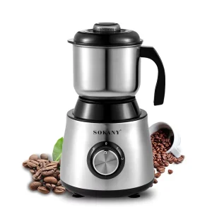 Stainless Steel Home & Office Coffee Bean Grinder Mechanical Control Food Stirrer