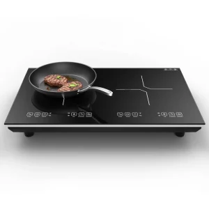 Stainless Steel Housing 2 Burners Electric Hot Plate Stove for Household Hotel Use