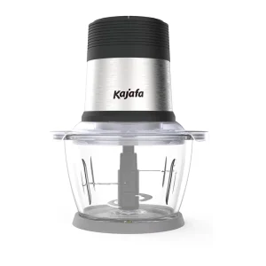Stainless Steel Housing Food Chopper with 1.2L Glass Bowl 300W Meat Grinder Food Processor
