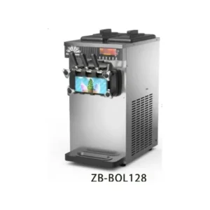 Stainless Steel Ice Cream Maker 3 Flavors Ice Cream Machine Countertop Gelato Ice Cream Machine