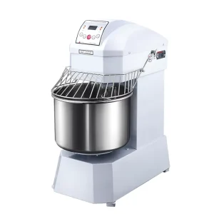 Stainless Steel Industrial Double Speed Temperature Display 30 20 10 40 50 Liters Spiral Dough Mixer