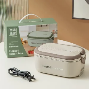 Stainless Steel Liner Electric Heated Lunch Box Fast Heating Electric Bento Heatable Lunch Box for Office