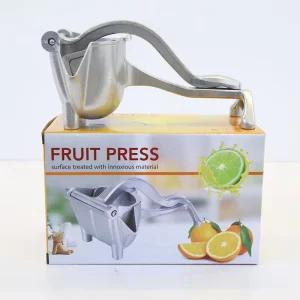 Stainless Steel Manual Fruit Juicer with Lid for Lemon Orange Juice Squeezing